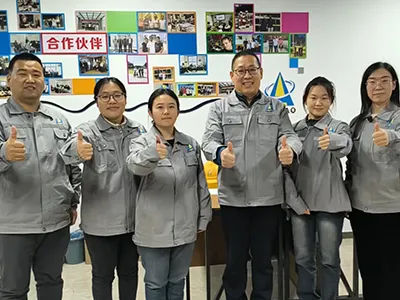 Équipe commerciale internationale 