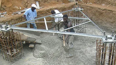 Pylône en acier angulaire à 3 pieds – 22 m