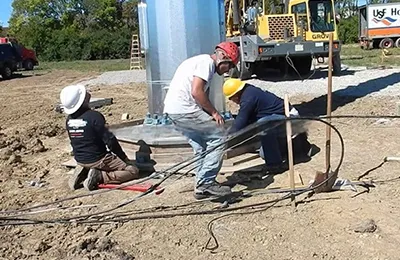 Pylône monotube / monopode télécom de 40 m