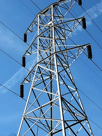 Angular Steel Power Transmission Tower
