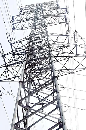 Mât d’éclairage en acier angulaire à 4 pieds