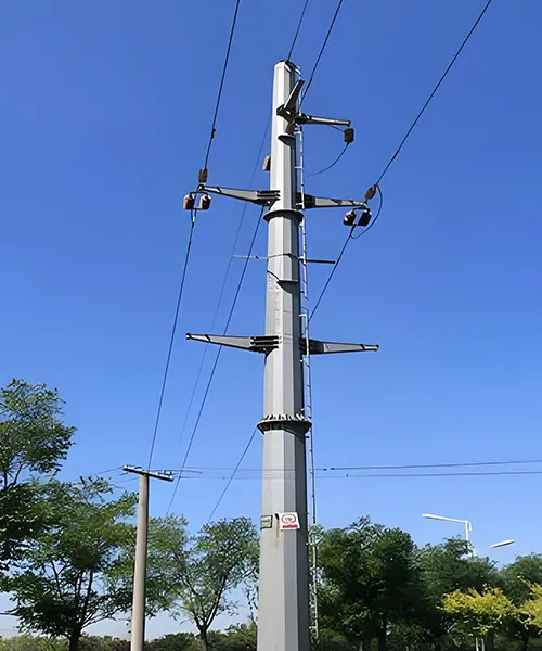 Pylône monotube de transmission d’énergie